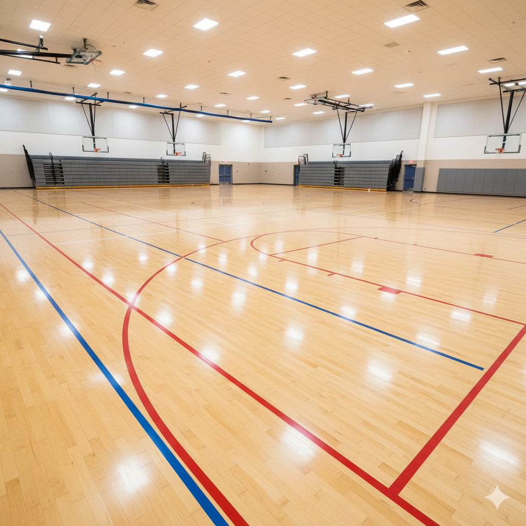 School Gymnasium Flooring